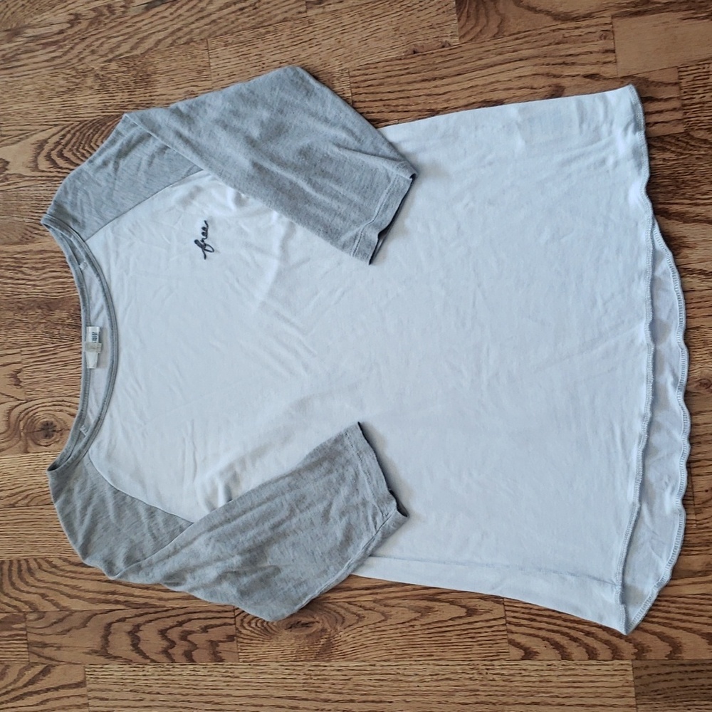 (M) Aritzia Wilfred Free 100% Viscose Casual Color Block Embroidered Logo